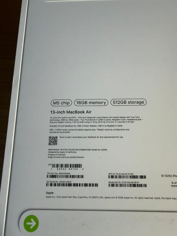Apple MacBook Air (in Original Box), photo 2