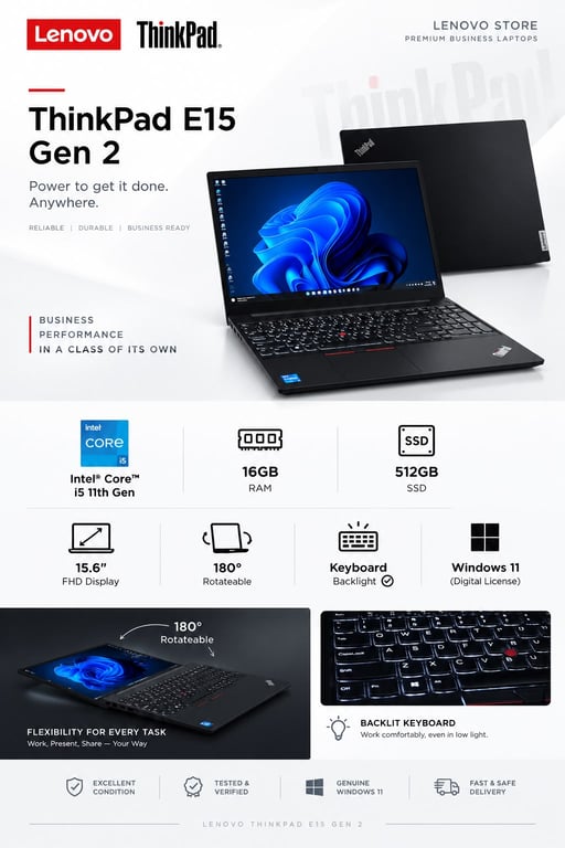 Lenovo ThinkPad Laptop, photo 3
