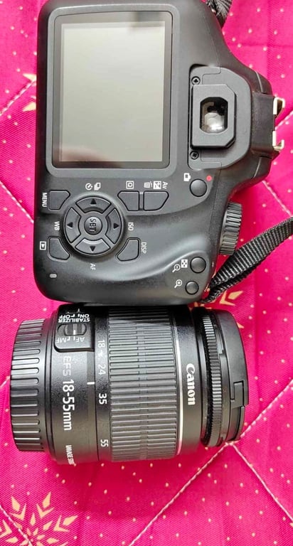 Canon EOS 3000D DSLR with 50mm Lens