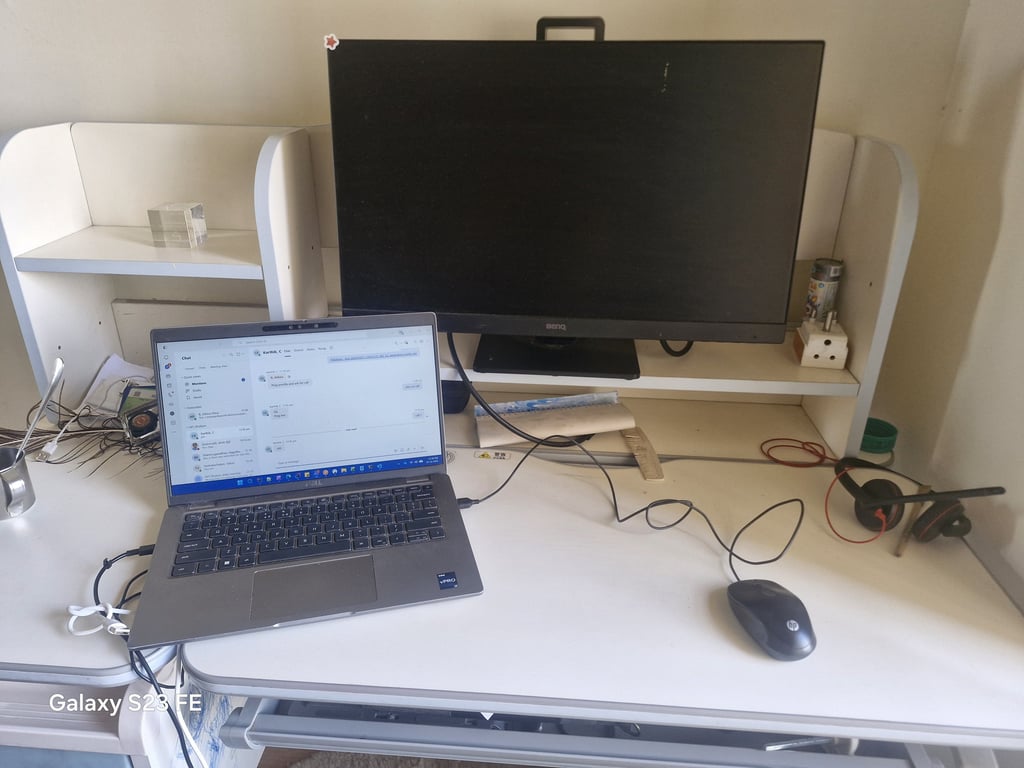 Study Table with Chair, Ergonomic Height Adjustable