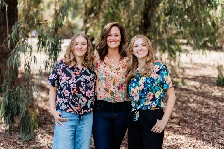 Tiffany with Melissa and Rachel