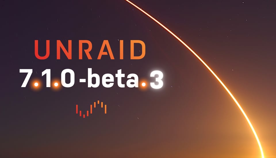 Unraid OS 7.1.0-beta.3 Now Available