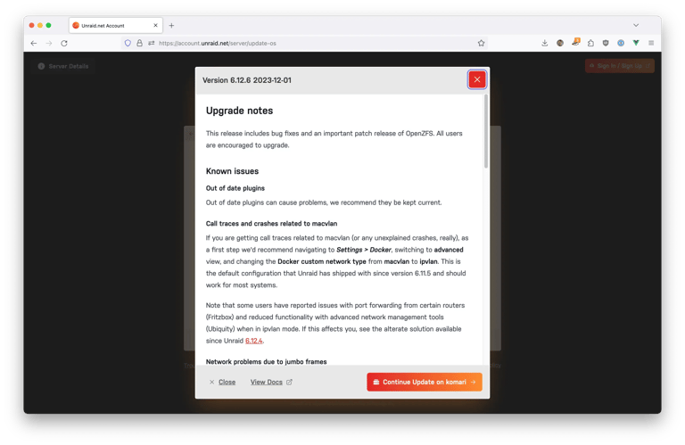 16 account update os changelog refactor