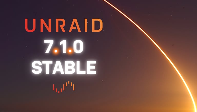 Unraid OS 7.1.0 Stable Now Available