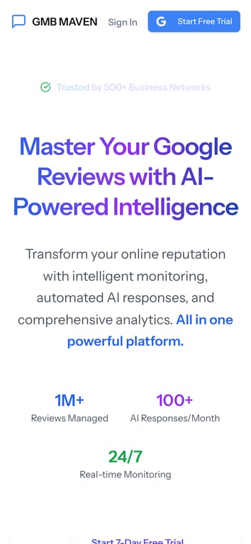 GMB Maven | מערכת ניהול ביקורות Google Reviews