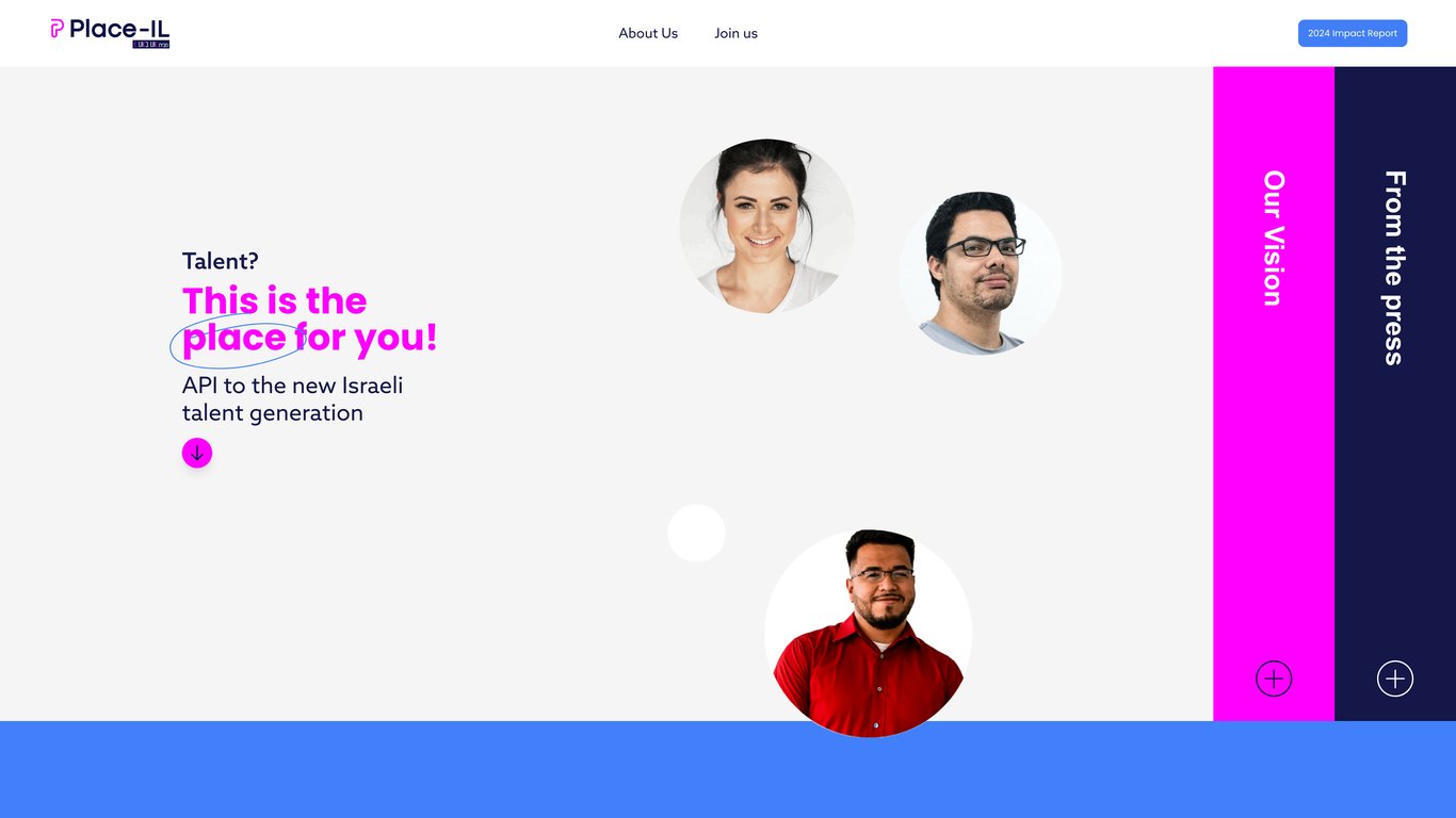 Place-IL | העצמה טכנולוגית בגיוס כישרונות