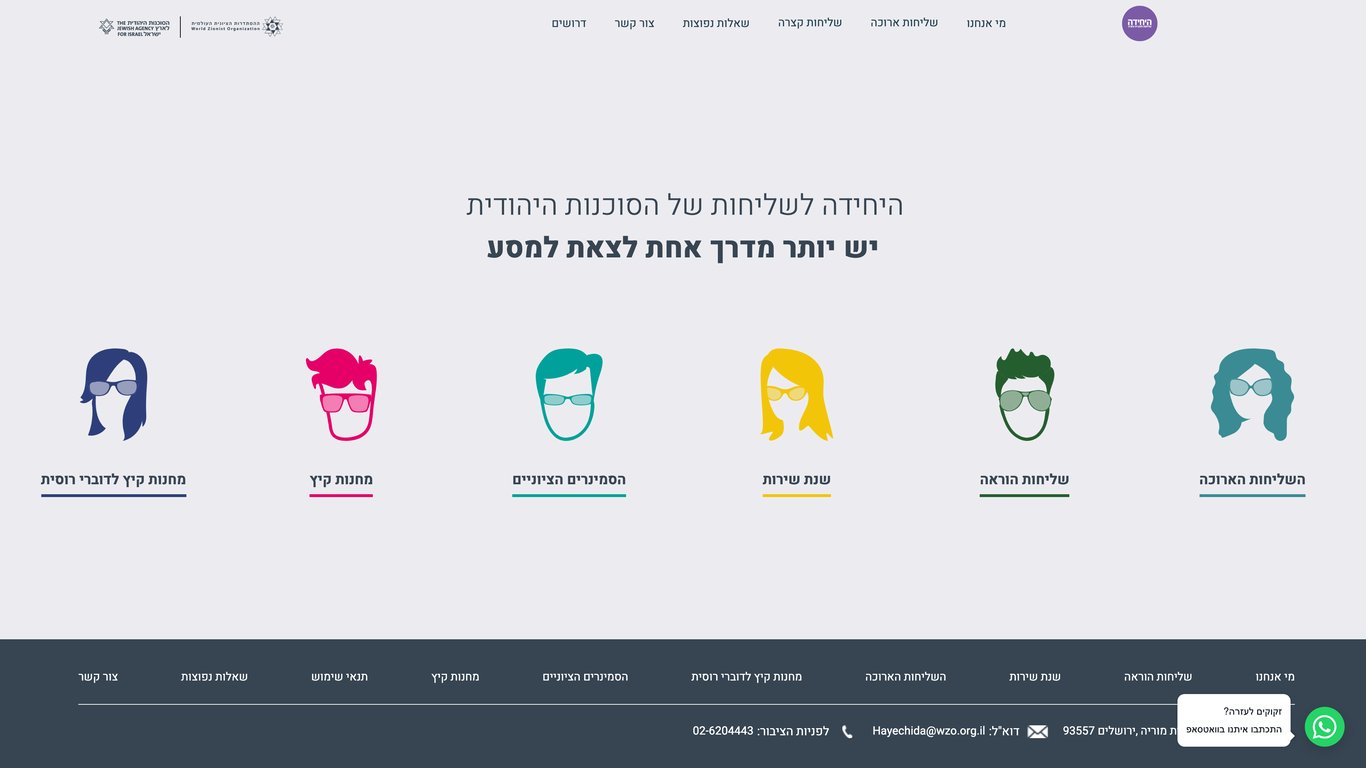 היחידה לשליחות | גשר תרבותי בין ישראל לתפוצות