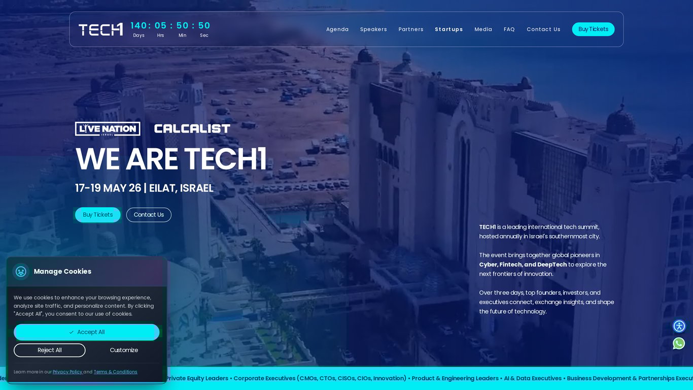 TECH1 | פסגת הטכנולוגיה של ישראל