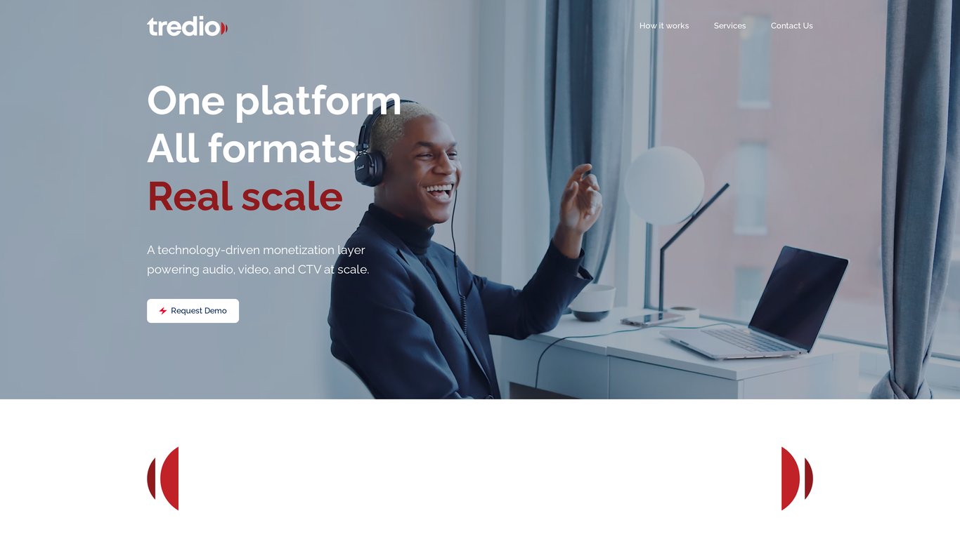 Tredio | פלטפורמת מוניטיזציה חדשנית למפרסמים ומוציאים לאור