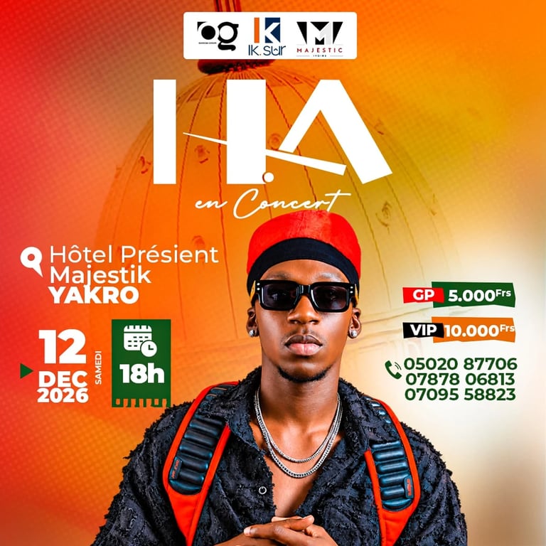 H.A en concert à Yamoussoukro, Hôtel Président 