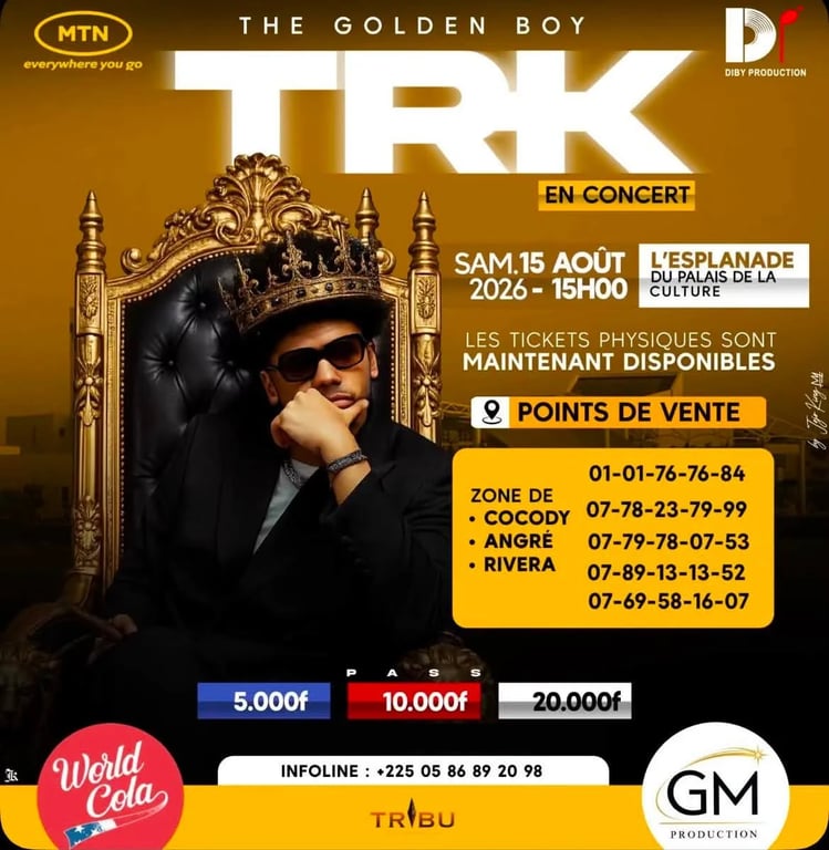TRK EN CONCERT AU PALAIS DE LA CULTURE