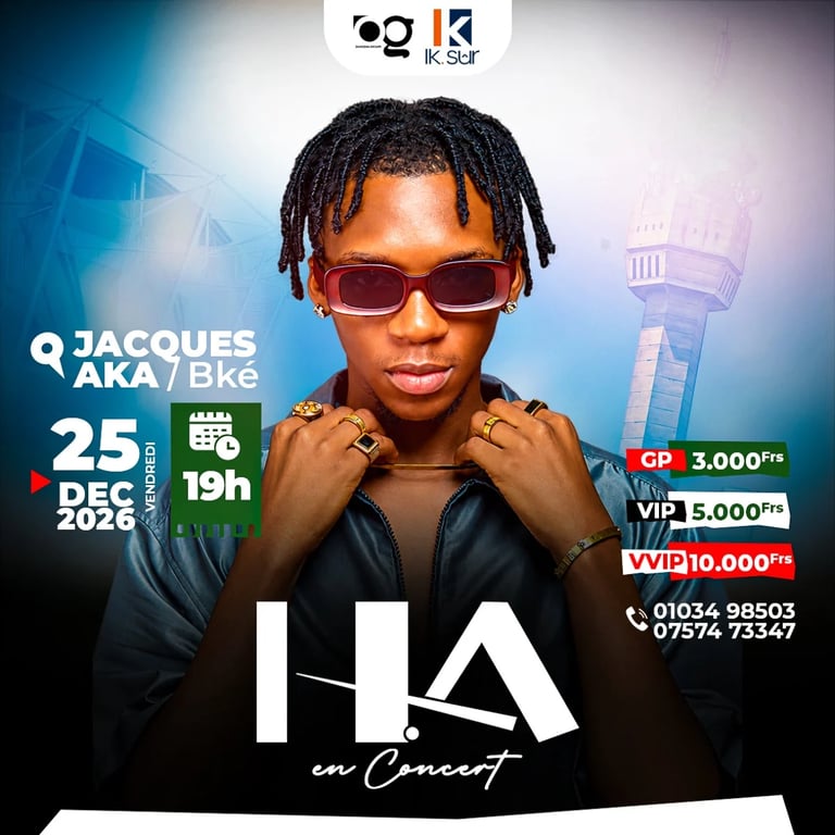H.A en concert à Bouaké au centre culturel Jacques Aka
