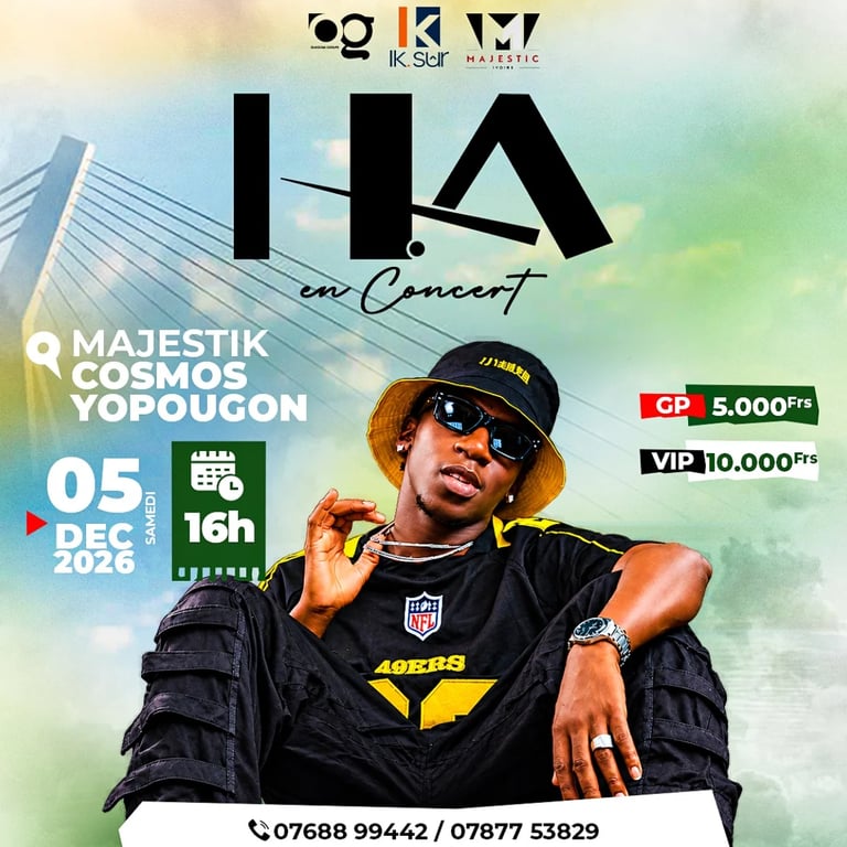 H.A en concert à Yopougon cosmos