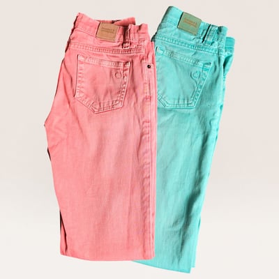 Colored Denim Jeans - 2 Pack (Size 10)