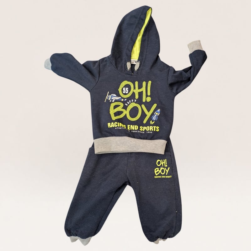 Oh! Boy Hooded Tracksuit Set