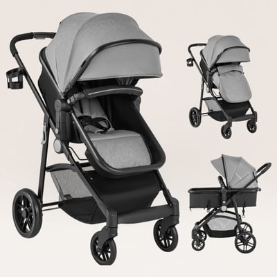 Convertible Baby Stroller 3-in-1