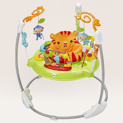 Jungle-Themed Baby Jumperoo Activity Center