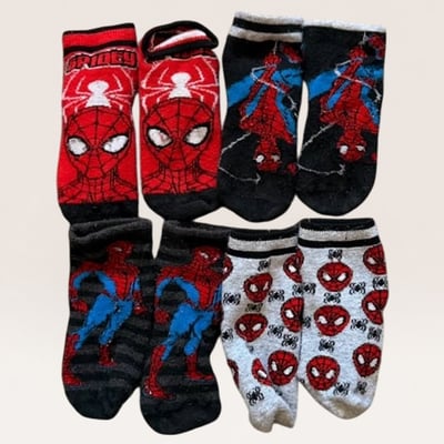 Spider-Man Ankle Socks Set of 4 Pairs