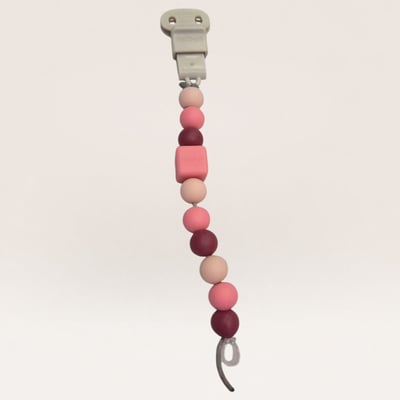 Silicone Bead Pacifier Clip