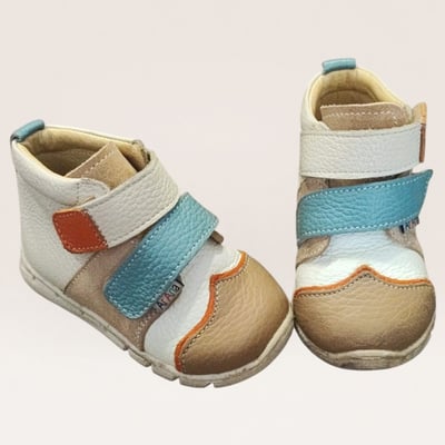 Toddler High-Top 100% Leather Shoes