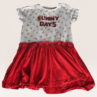 Sunny Days Cherry Print Dress