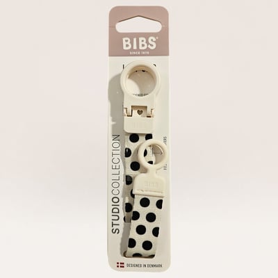 BIBS Pacifier Clip - Studio Collection Polka Dot