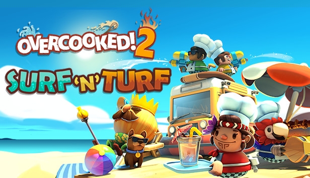 Surf's Up, Cooks! Overcooked! 2 - Surf 'N' Turf Game Review