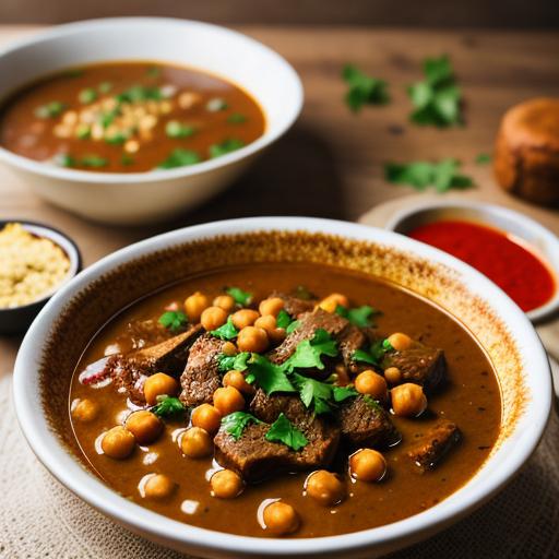Spice Up Your Dinner Table with This Flavorful Moroccan Lamb and Chickpea Soup Recipe