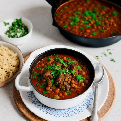 Discover the Flavors of Morocco with this Delicious Lamb and Lentil Stew Recipe