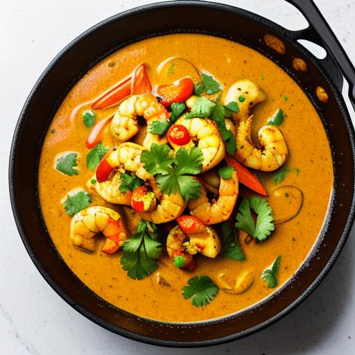 Get Ready to Impress Your Guests with This Flavorful Spicy Thai Coconut Curry Shrimp Recipe