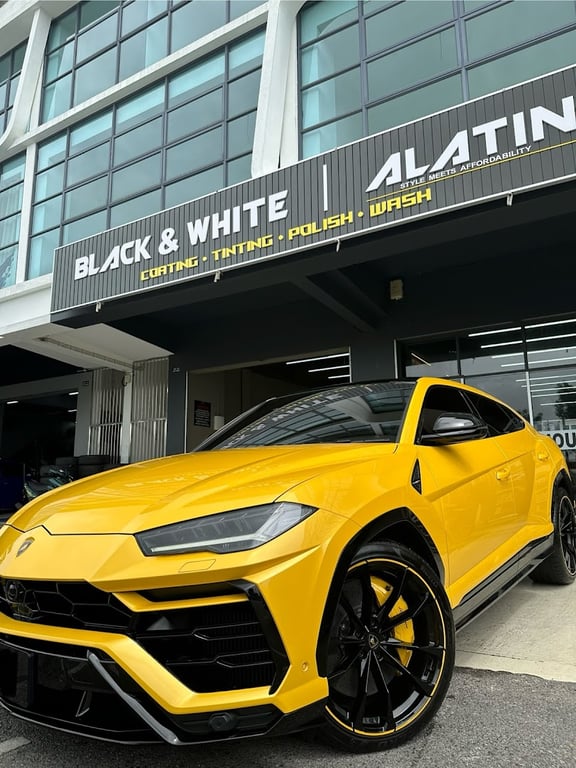 Black/White Bintulu Tint & Auto Detailing