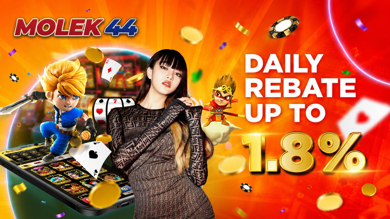 Molek44 Banner Daily rebate up to 1.8%.