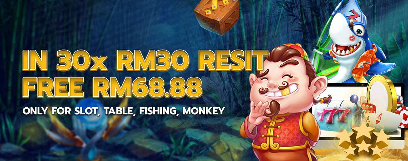Free RM68.88 slot gaming rewards.