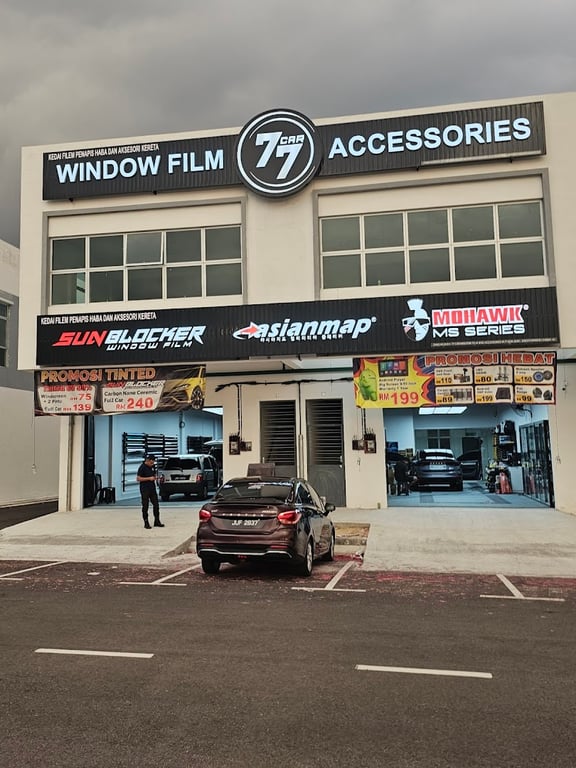 77 Car Window Film And Accessories @ Kangkar Pulai