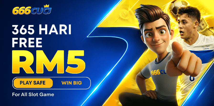 Free RM5 for slots.