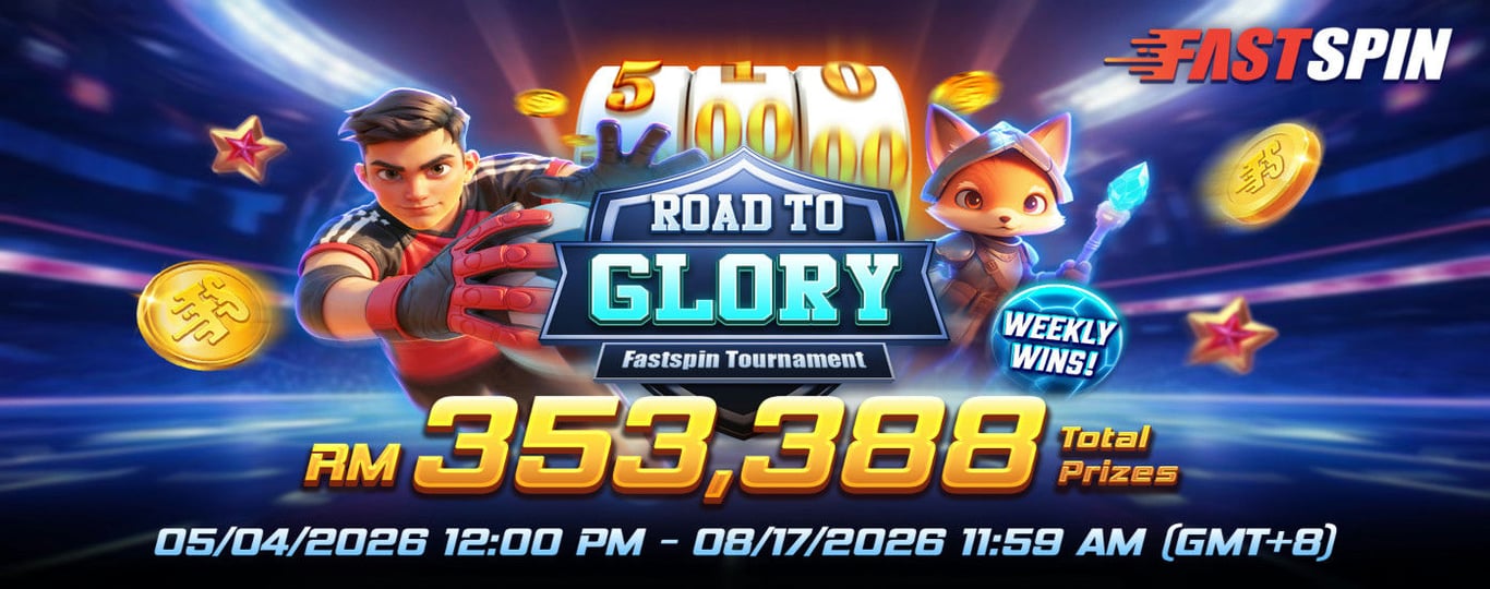 Fastspin tournament RM 353,388 prizes.