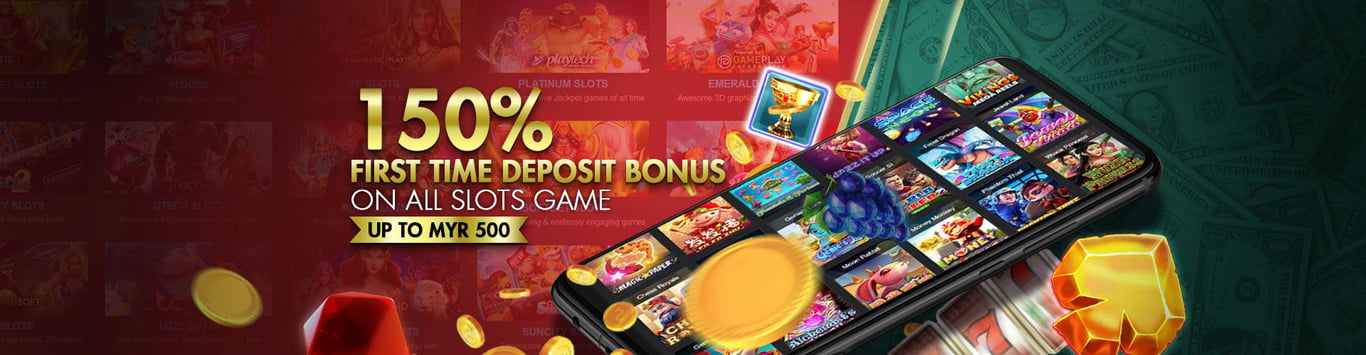 9club Promo 150% deposit bonus slots game.
