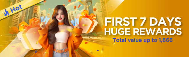 Huge rewards first 7 days.