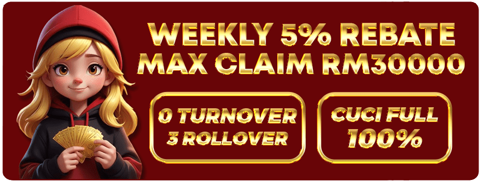 Weekly rebate claim 100%.