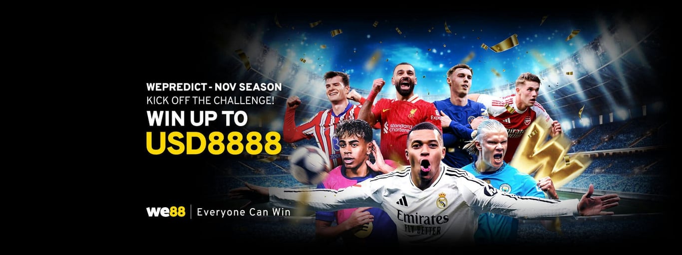 We88 Banner Win up to USD8888!