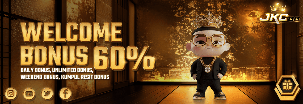 JKC88 Banner Welcome bonus 60% daily rewards. by jkc888.net