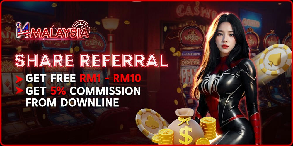 i4 Malaysia Slot Banner Get free RM1-RM10 commission.