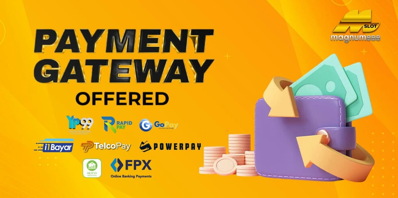 Magnum888 Banner Payment gateway offered easily.