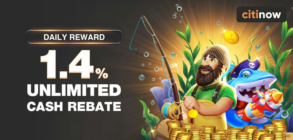 Citinow Banner Unlimited cash rebate daily reward.