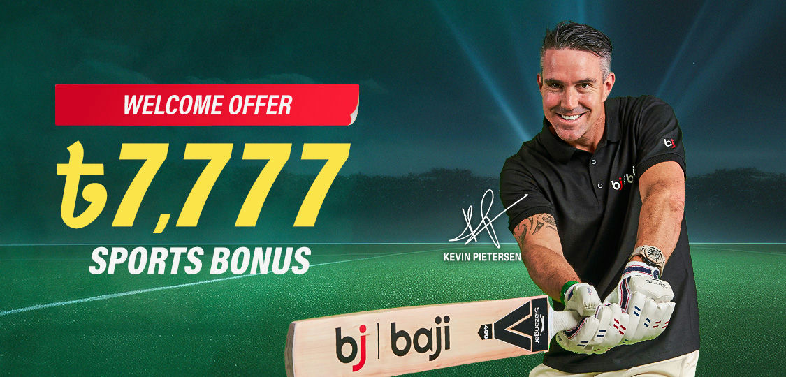 Baji Live Promo Welcome offer sports bonus 7,777.