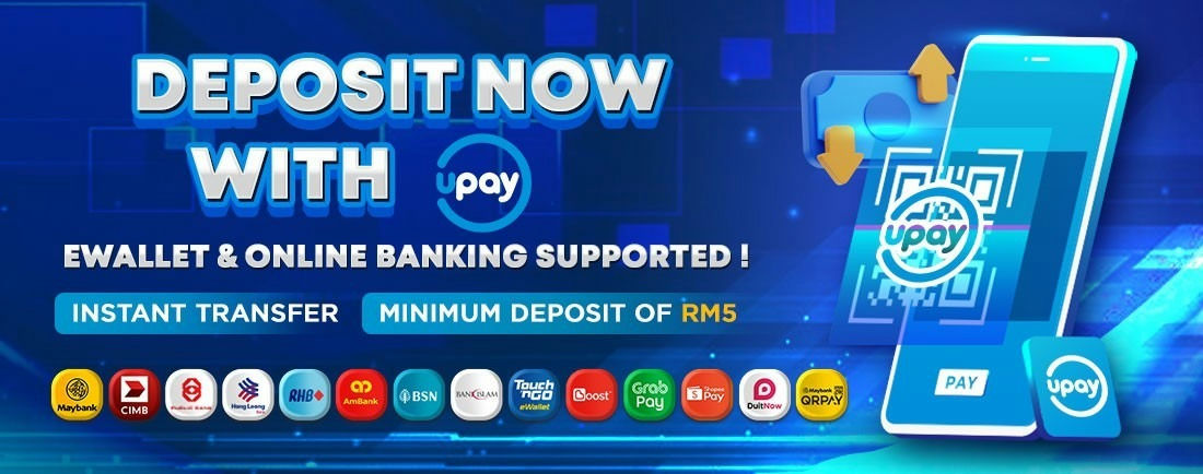 Rmadrid888 Banner Deposit now with uPay.