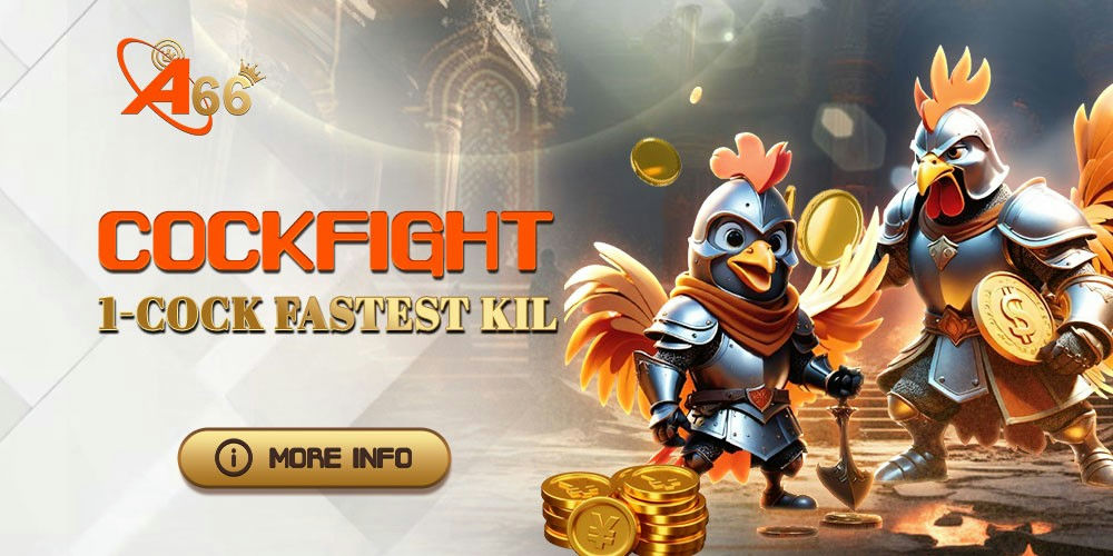 Alibaba66 Banner Cockfight: Fastest 1-Cock Game.