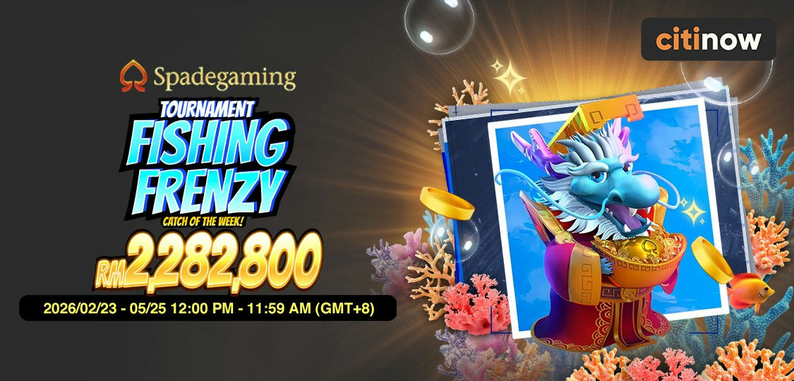 Citinow Banner Fishing Frenzy Tournament Rewards.
