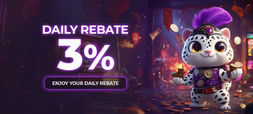 Daily rebate 3% available now.