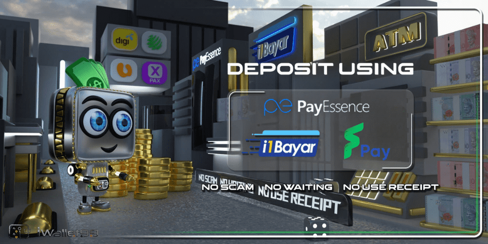 Deposit using PayEssence and iBayar.